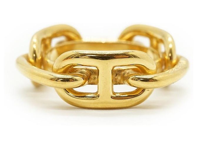Ring Anel para lenço Hermès Regate Gold Brass Dourado - vista 4