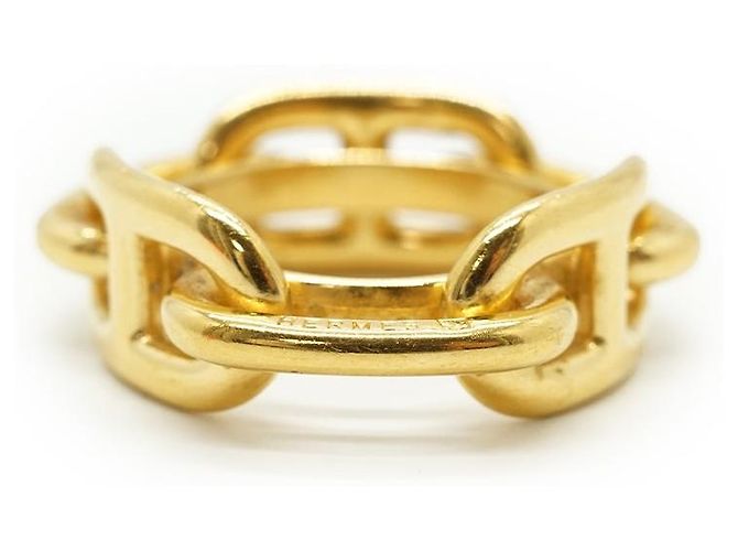 Ring Anel para lenço Hermès Regate Gold Brass Dourado - vista 5