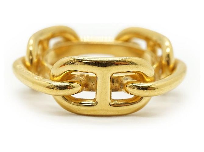 Ring Anel para lenço Hermès Regate Gold Brass Dourado - vista 6