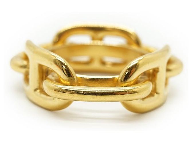 Ring Anel para lenço Hermès Regate Gold Brass Dourado - vista 7