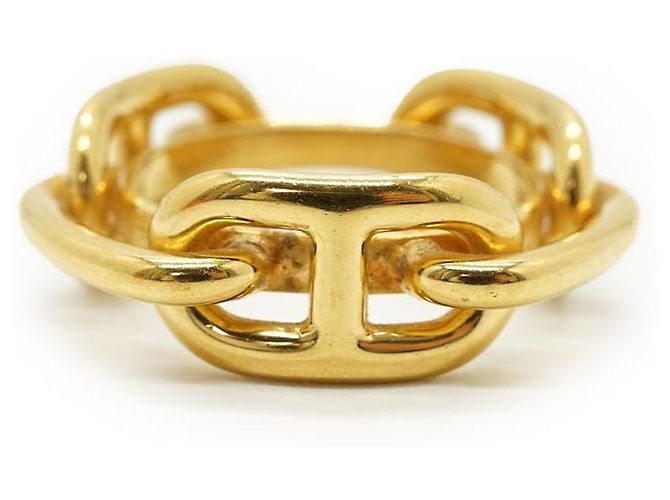 Ring Anel para lenço Hermès Regate Gold Brass Dourado - vista 8