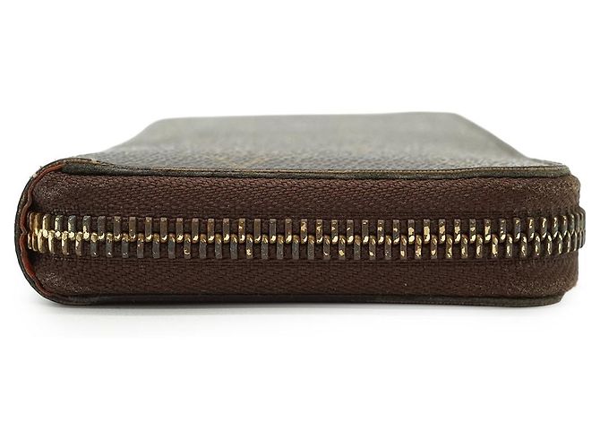 Louis Vuitton Monogram Portefeuille Clemence Piment Long Wallet Marron Orange - vue 4