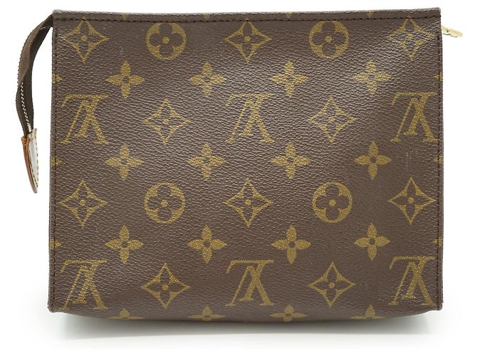 Louis Vuitton Vintage Monogram Poche Toilette 19 Marrone Beige - vista 2