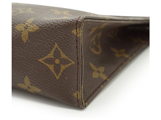 Louis Vuitton Vintage Monogram Poche Toilette 19 Marrone Beige - vista 7