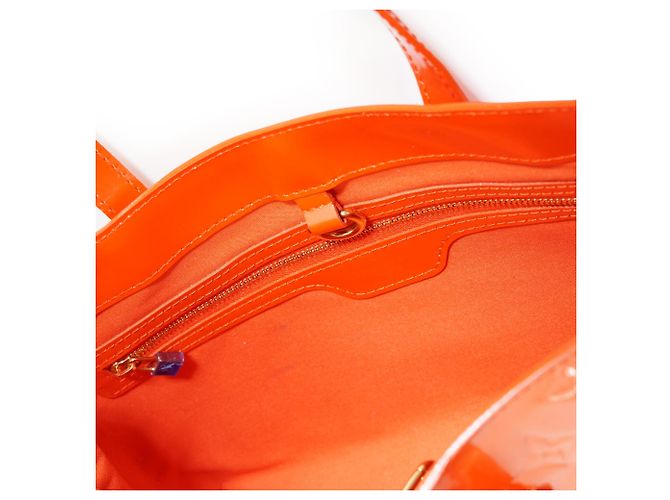 Louis Vuitton Monogram Vernis Wilshire PM Orange Sunset Rot - Ansicht 10