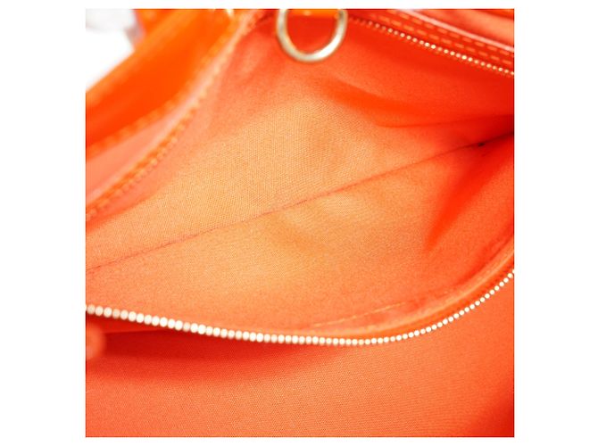 Louis Vuitton Monogram Vernis Wilshire PM Orange Sunset Rot - Ansicht 13