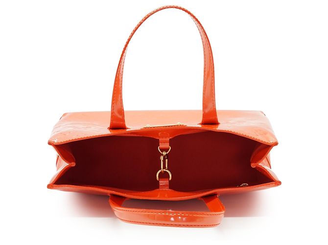 Louis Vuitton Monogram Vernis Wilshire PM Orange Sunset Rot - Ansicht 8