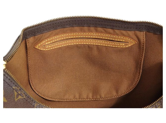 Louis Vuitton Monogram Speedy 35 Braun Canvas Leder - Ansicht 13