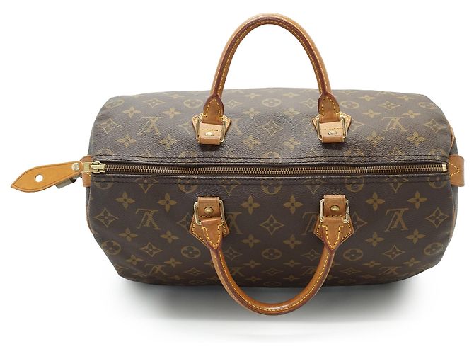Louis Vuitton Monogram Speedy 35 Marrone - vista 8