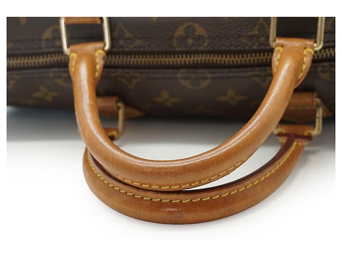 Louis Vuitton Monogram Speedy 35 Braun Canvas Leder - Ansicht 9