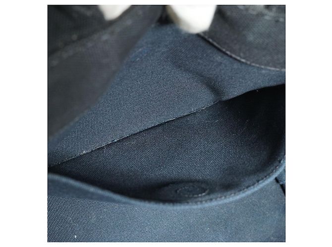 Prada Canapa Tote Mini Black Cotton Leather - view 13