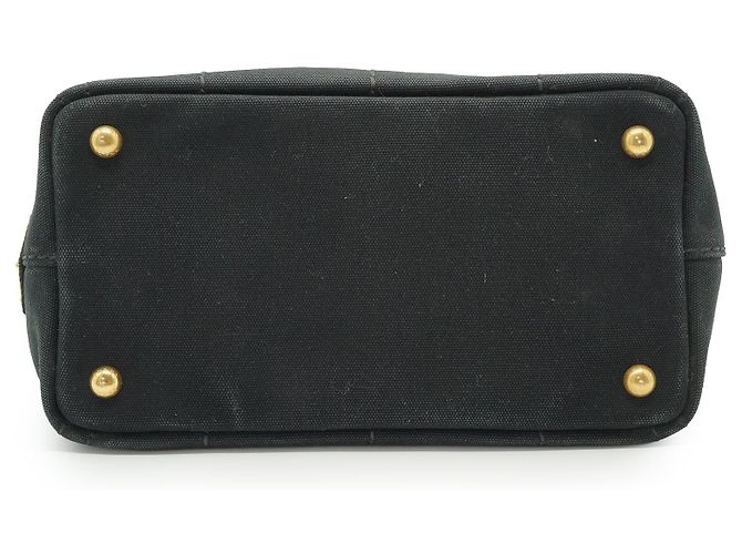 Prada Canapa Tote Mini Nero - vista 5
