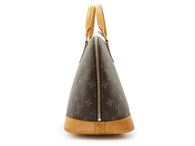 Louis Vuitton Monogram Alma PM Braun Leder - Ansicht 3
