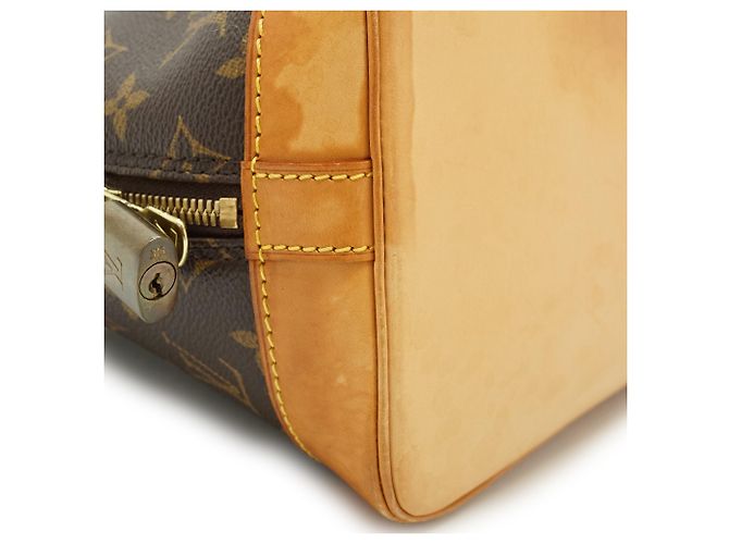 Louis Vuitton Monogram Alma PM Braun Leder - Ansicht 6