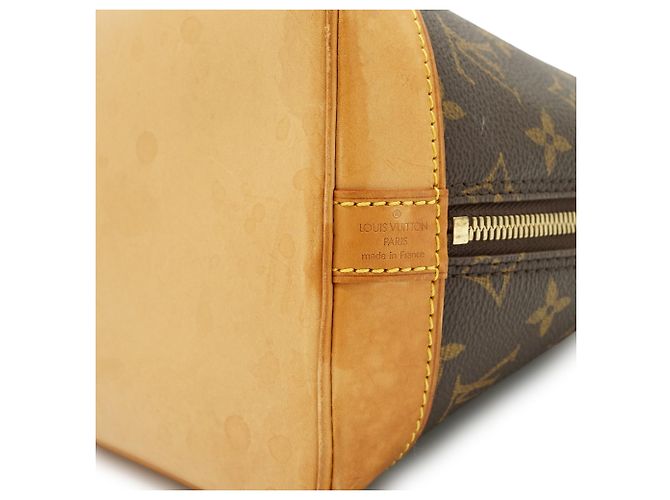 Louis Vuitton Monogram Alma PM Braun Leder - Ansicht 7