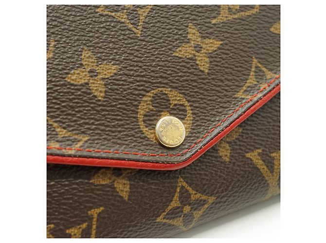 Louis Vuitton Monogram Portefeuille Sarah Retiro Cherry Red Long Wallet - vista 16