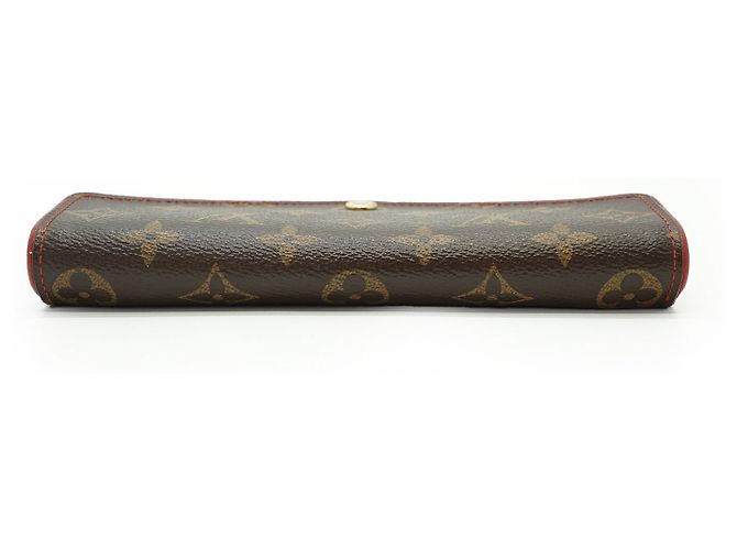 Louis Vuitton Monogram Portefeuille Sarah Retiro Cherry Red Long Wallet Braun Rot - Ansicht 8