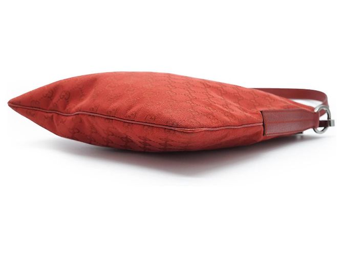 Gucci GG Canvas Quadratische Messenger-Tasche Rot - Ansicht 8