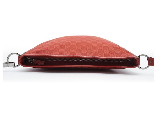 Gucci GG Canvas Quadratische Messenger-Tasche Rot - Ansicht 9