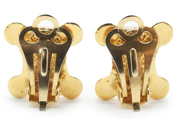 Boucles d'oreilles Céline Triomphe dorées - vue 2