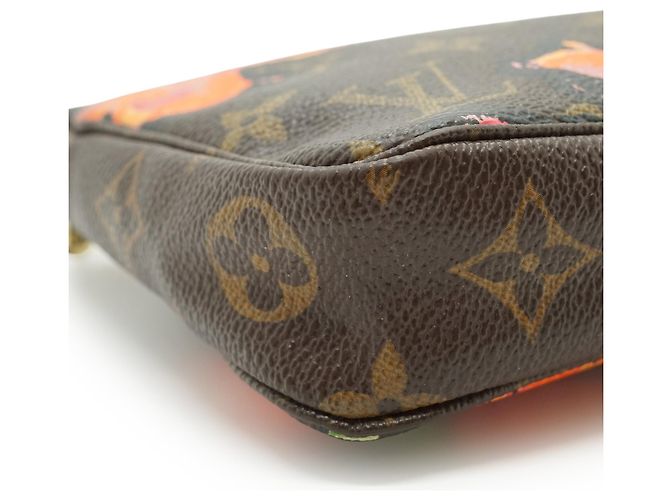 Louis Vuitton Monogram Pochette Accessoires Roses Castaño Rosa - vista 11