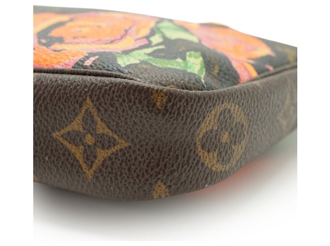 Louis Vuitton Monogram Pochette Accessoires Roses Castaño Rosa - vista 13