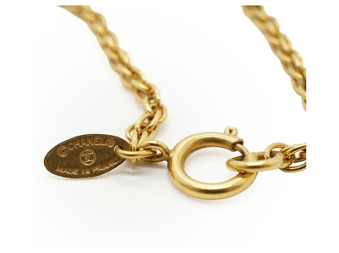 Chanel Collana Choker Vintage 31 Rue Cambon Paris GP D'oro - vista 10