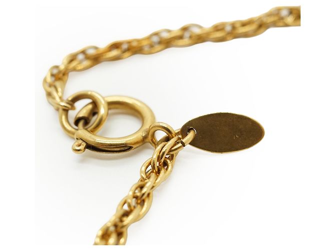 Chanel Collana Choker Vintage 31 Rue Cambon Paris GP D'oro - vista 11