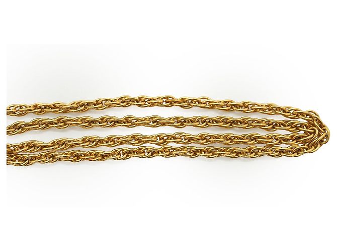 Chanel Collana Choker Vintage 31 Rue Cambon Paris GP D'oro - vista 12