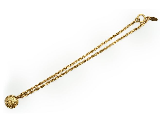 Chanel Collana Choker Vintage 31 Rue Cambon Paris GP D'oro - vista 3