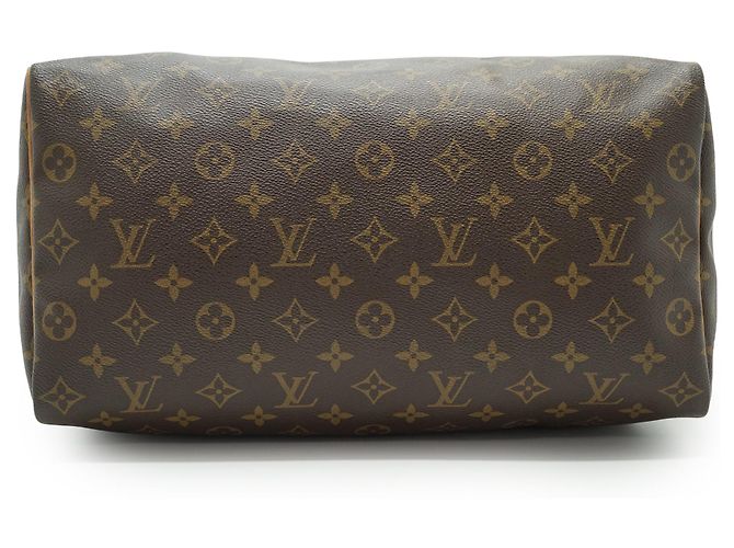 Louis Vuitton Monogram Speedy 35 Marron Cuir - vue 5