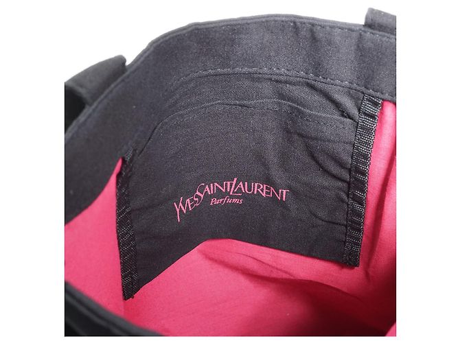 Yves Saint Laurent Parfums Bow Tote Schwarz Pink - Ansicht 8