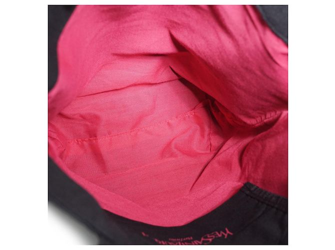 Yves Saint Laurent Parfums Bow Tote Schwarz Pink - Ansicht 9