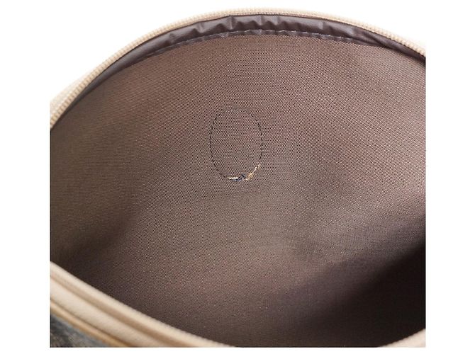 Yves Saint Laurent Clutch Vintage YSL Stampa Giraffa Marrone Taupe - vista 11