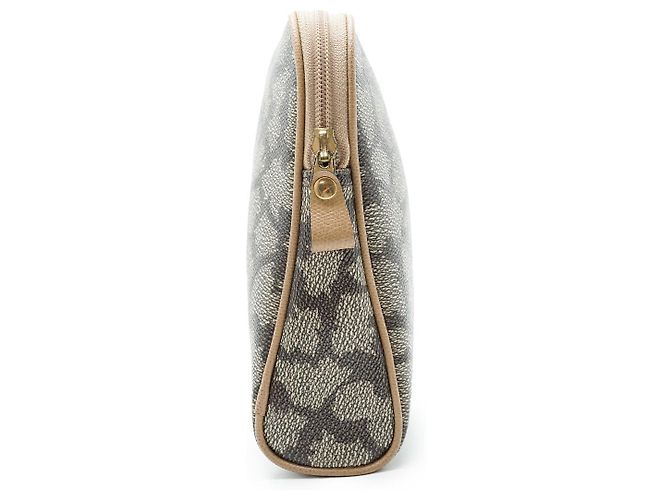 Yves Saint Laurent Clutch Vintage YSL Stampa Giraffa Marrone Taupe - vista 4