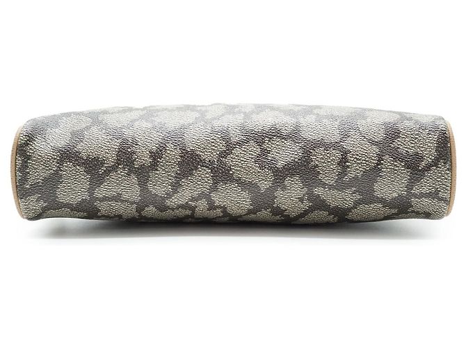 Yves Saint Laurent Clutch Vintage YSL Stampa Giraffa Marrone Taupe - vista 5