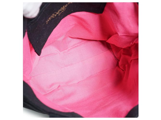 Yves Saint Laurent Parfums Tote Schwarzer Stoff Pink - Ansicht 10