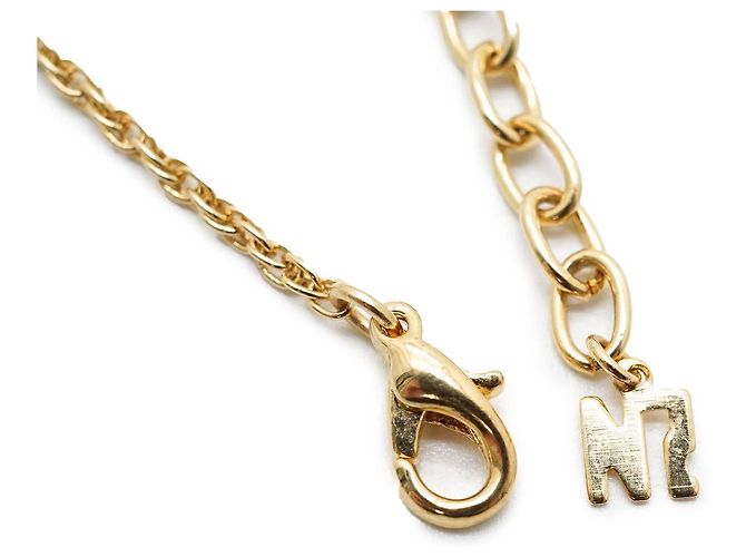 Nina Ricci Collar con colgante de gota de strass NR Dorado - vista 10