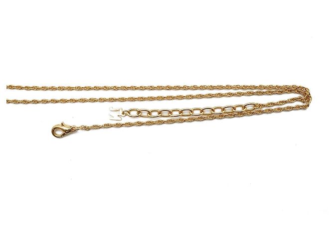 Nina Ricci Collar con colgante de gota de strass NR Dorado - vista 12