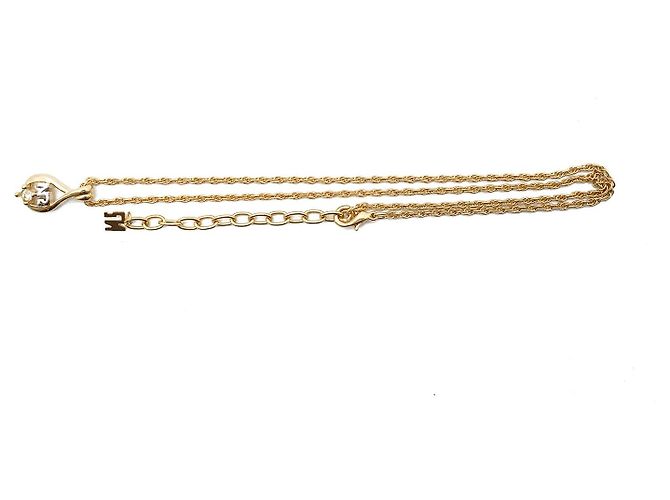 Nina Ricci Collar con colgante de gota de strass NR Dorado - vista 2