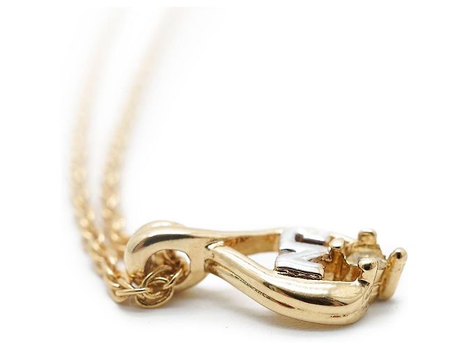 Nina Ricci Collar con colgante de gota de strass NR Dorado - vista 7