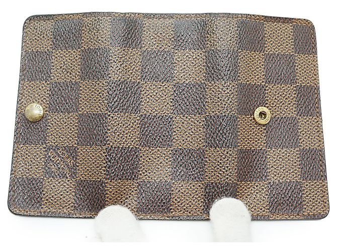 Louis Vuitton Damier Ebene Multicle Schlüsseletui mit 4 Reihen Braun - Ansicht 8