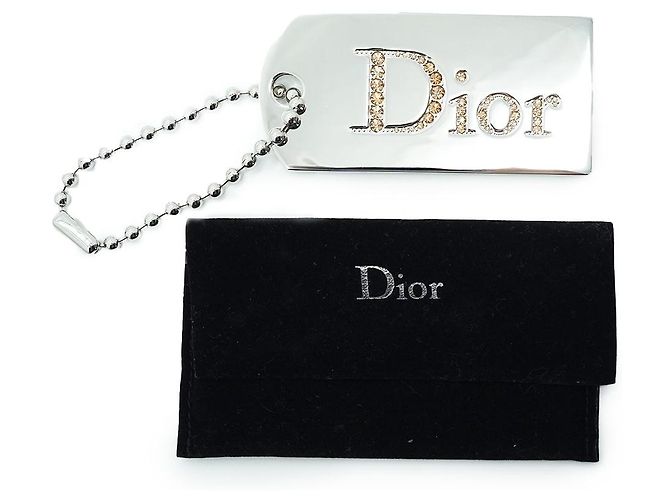 Parfums Christian Dior Rhinestone Mirror Bag Charm Silber - Ansicht 10