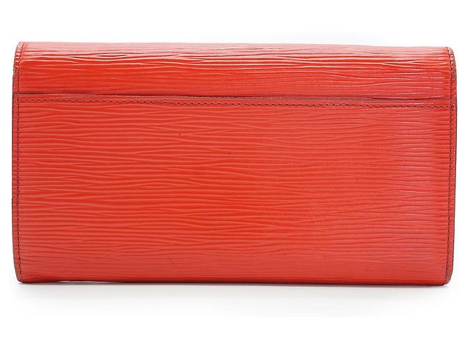 Louis Vuitton Epi Portefeuille Sarah Coquelicot Red Long Wallet Rot - Ansicht 2