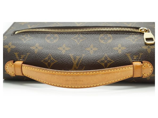 Louis Vuitton Monogram Pochette Metis MM Marrone - vista 10