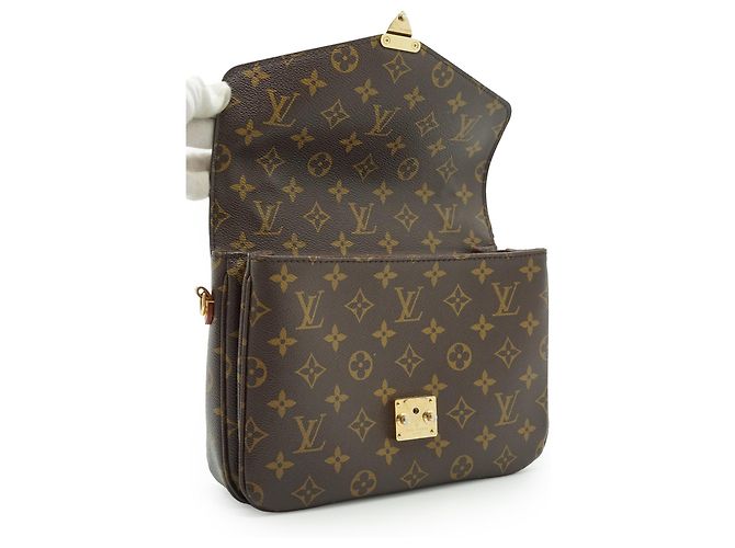 Louis Vuitton Monogram Pochette Metis MM Marrone - vista 11