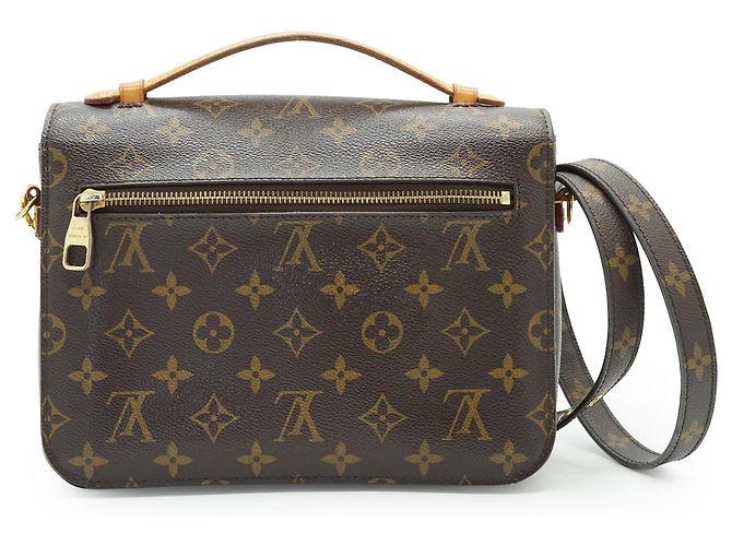 Louis Vuitton Monogram Pochette Metis MM Marrone - vista 2