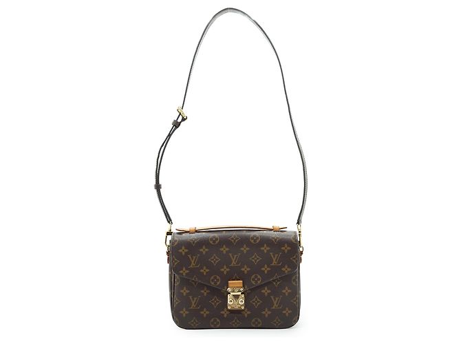 Louis Vuitton Monogram Pochette Metis MM Marrone - vista 3