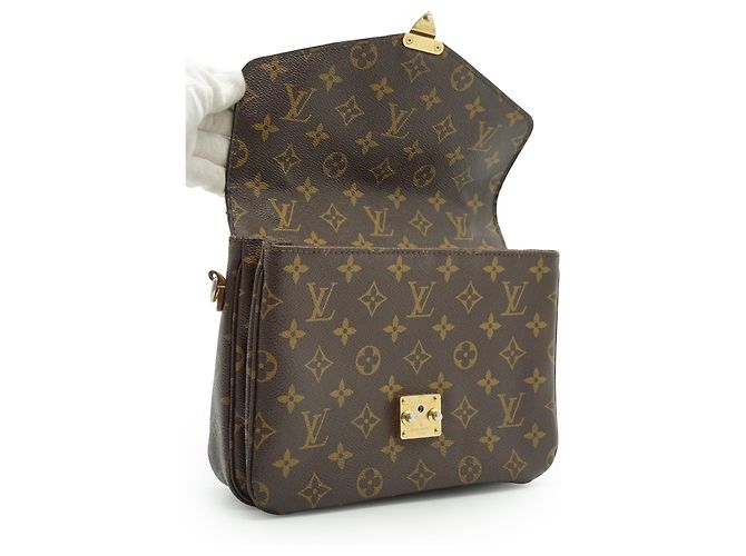 Louis Vuitton Monogram Pochette Metis MM Braun - Ansicht 11