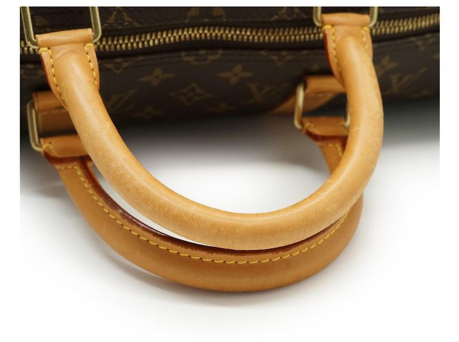 Louis Vuitton Monogram Keepall 50 Marron Toile Cuir - vue 10